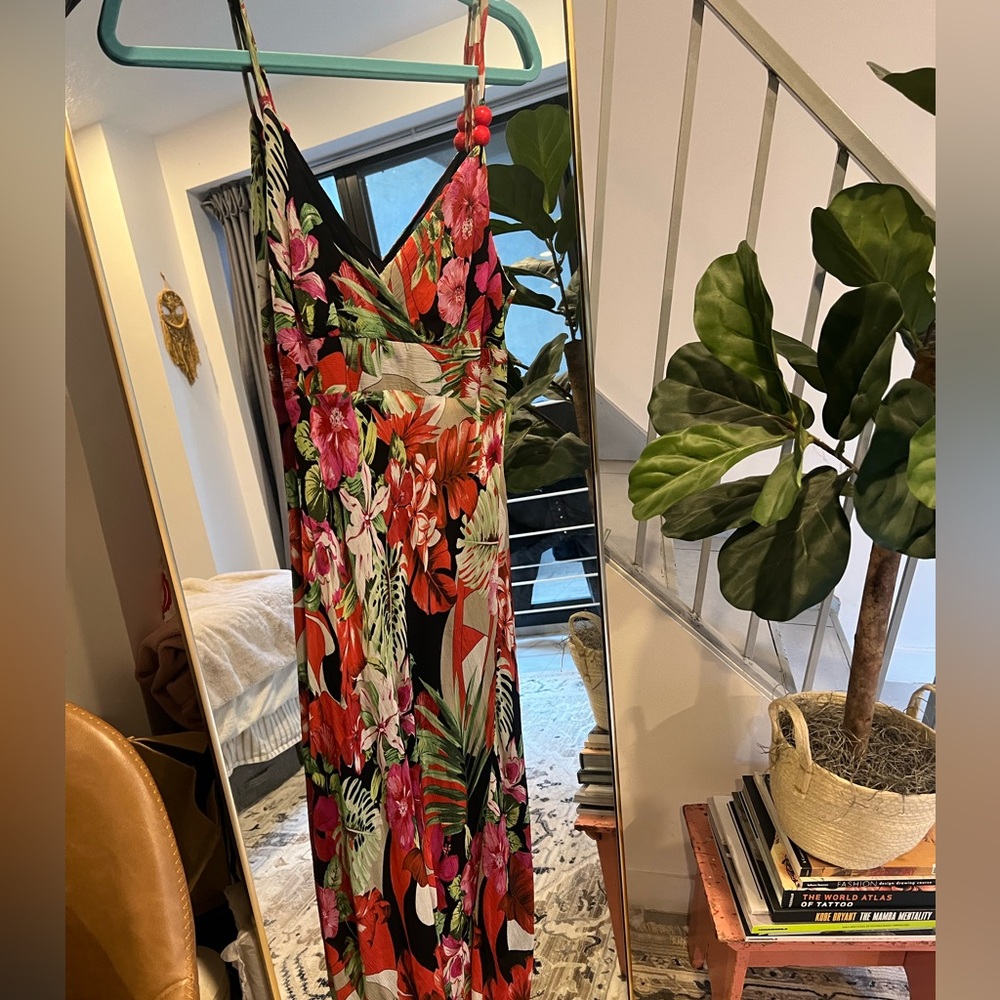 Vintage Floral Maxi Dress Michael Bustos